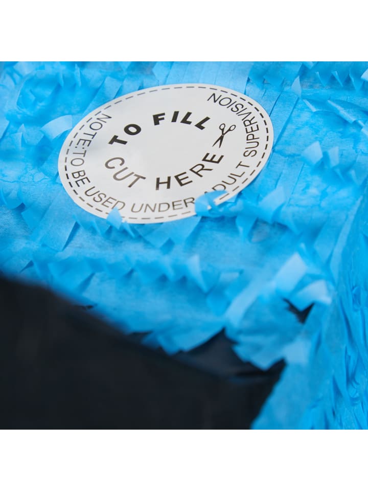 relaxdays Pinata Hai in Blau/Weiß günstig kaufen onesize