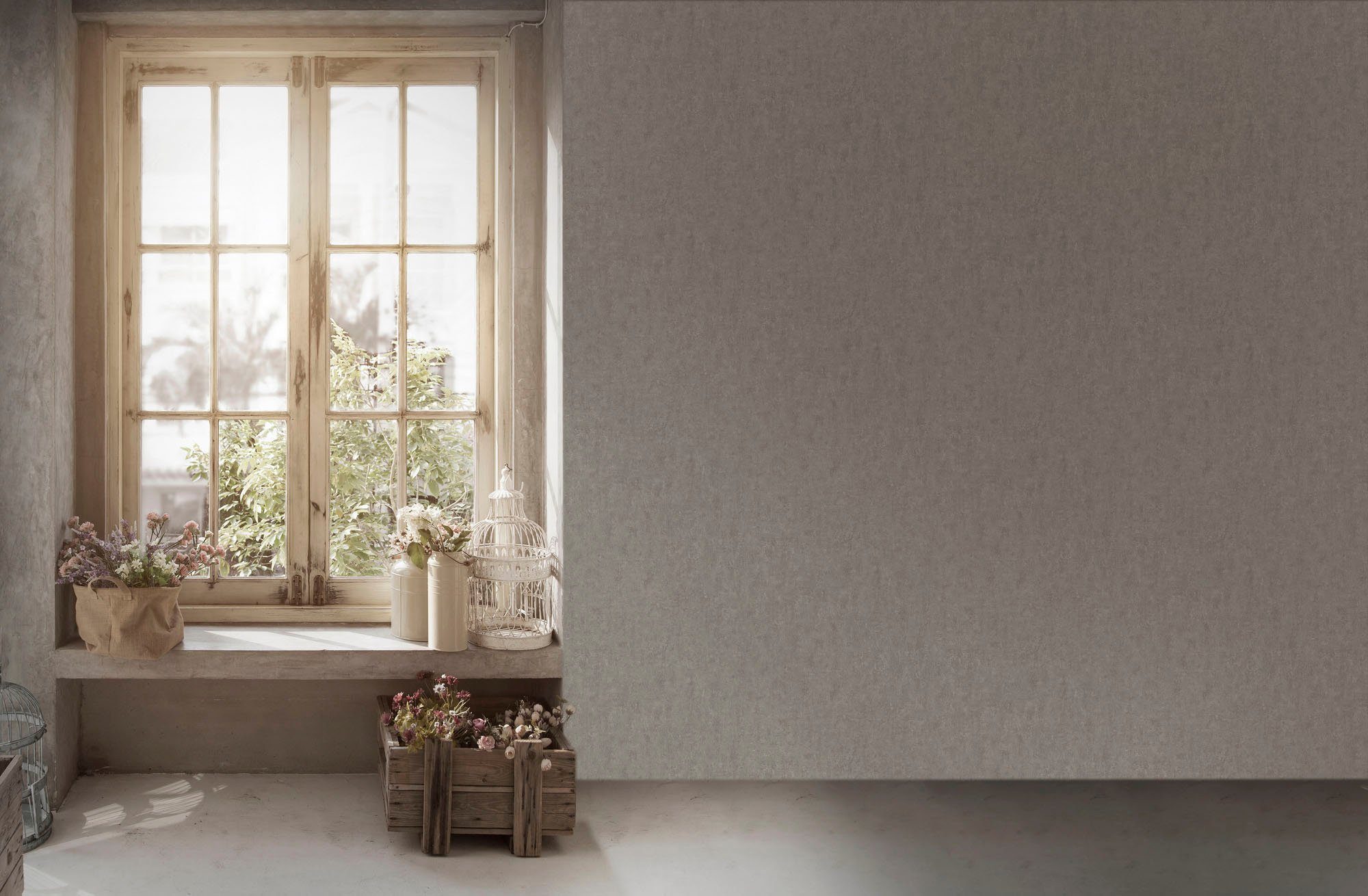 living walls Vliestapete My Home My Spa, strukturiert, Motiv, Steinoptik, urban, Tapete Beton