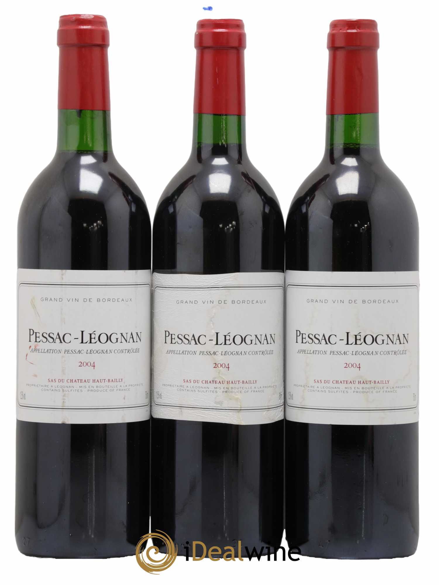 Pessac-Léognan 3ème vin Sarl Haut-Bailly 2004 - Lot de 6 Bouteilles