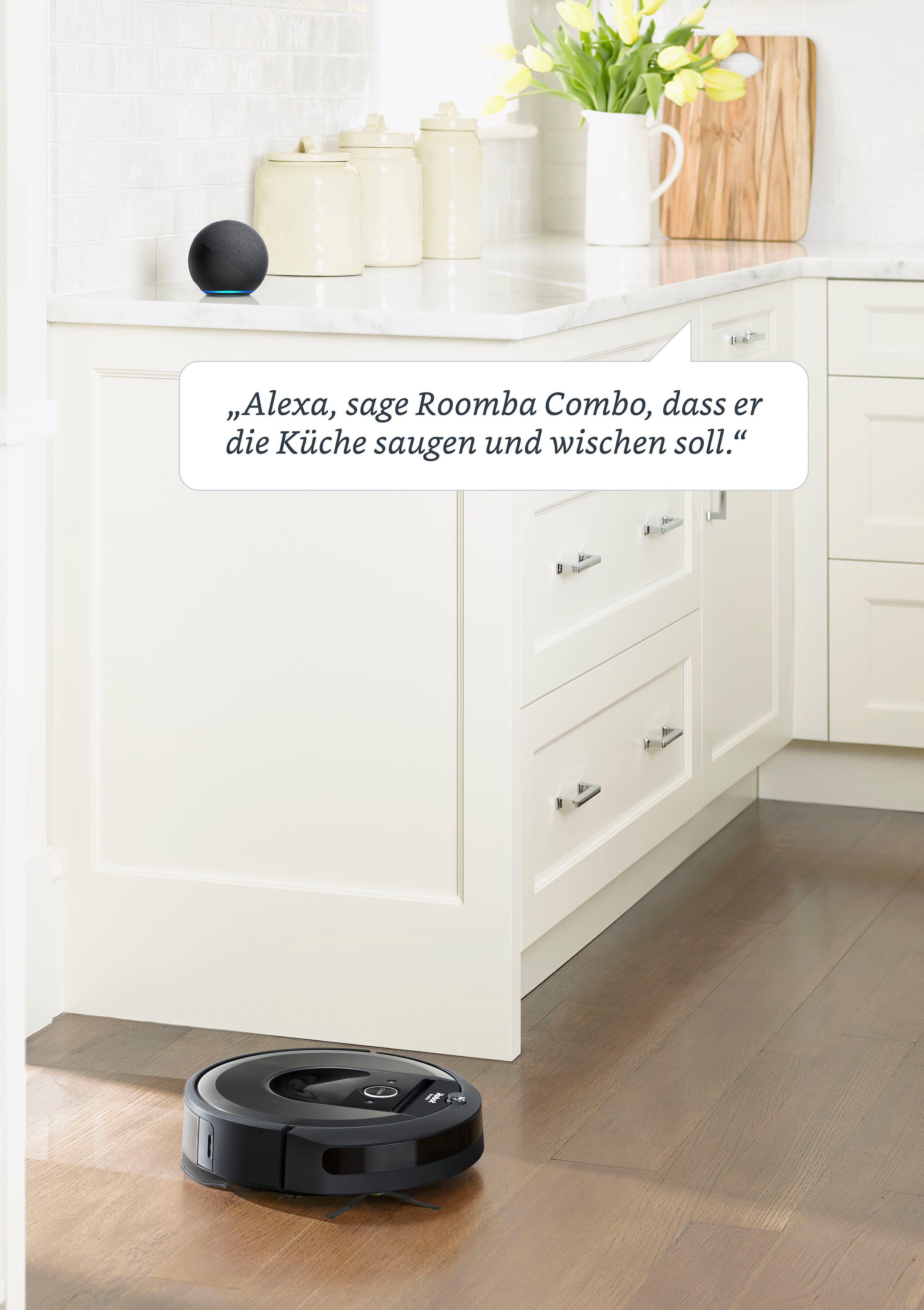 iRobot Saugroboter Roomba Combo i8+ (i857840) inkl. autom. Absaugstation, mit Beutel