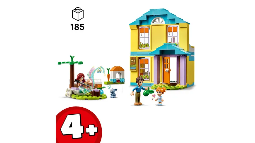 LEGO Friends 41724 Paisleys Haus, Puppenhaus mit Mini-Puppen ab 4 Jahren