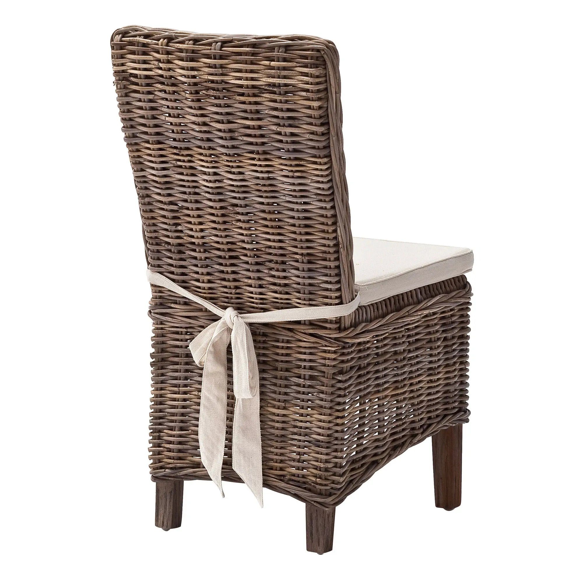 Novasolo Rattanstuhl Wickerworks (2er-Set Stühle, 2 St), Standard Rückenlehne, Morin, Morin Dining Stuhl (2er-Set)