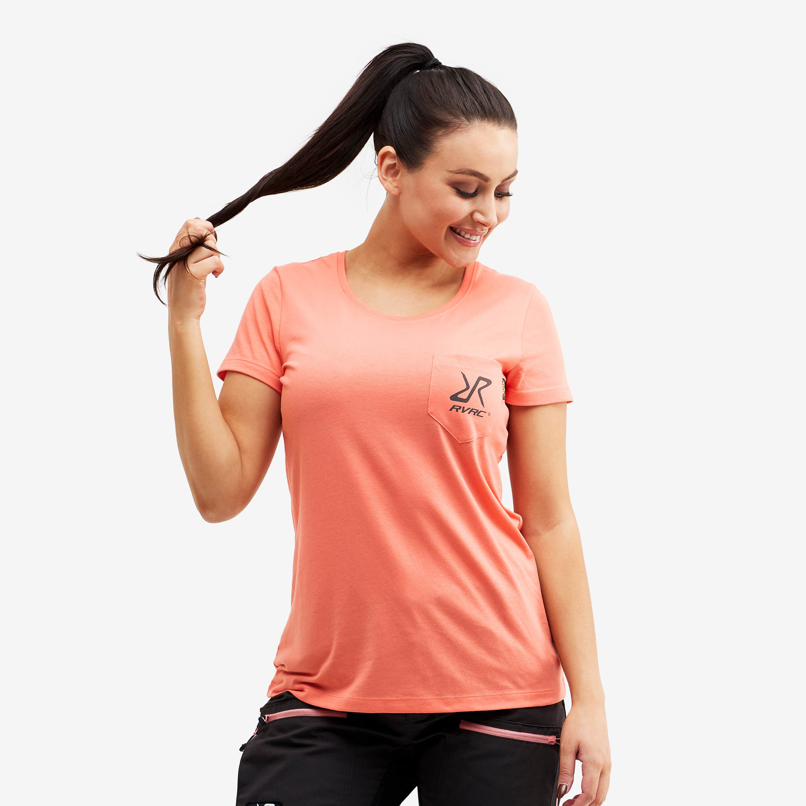 Fat Graphic Tee Femme Burnt Coral
