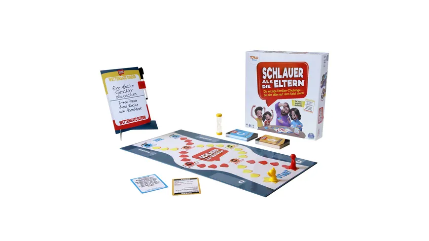 Spin Master Games - Schlauer als die Eltern, spaßiges Quiz- und Actionspiel, bei dem Kinder gegen Eltern spielen