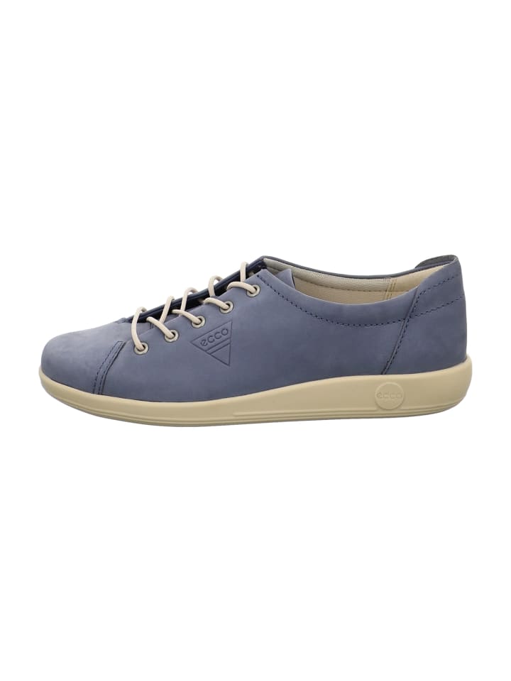 Ecco Komfort Schnürschuhe in Blau günstig kaufen