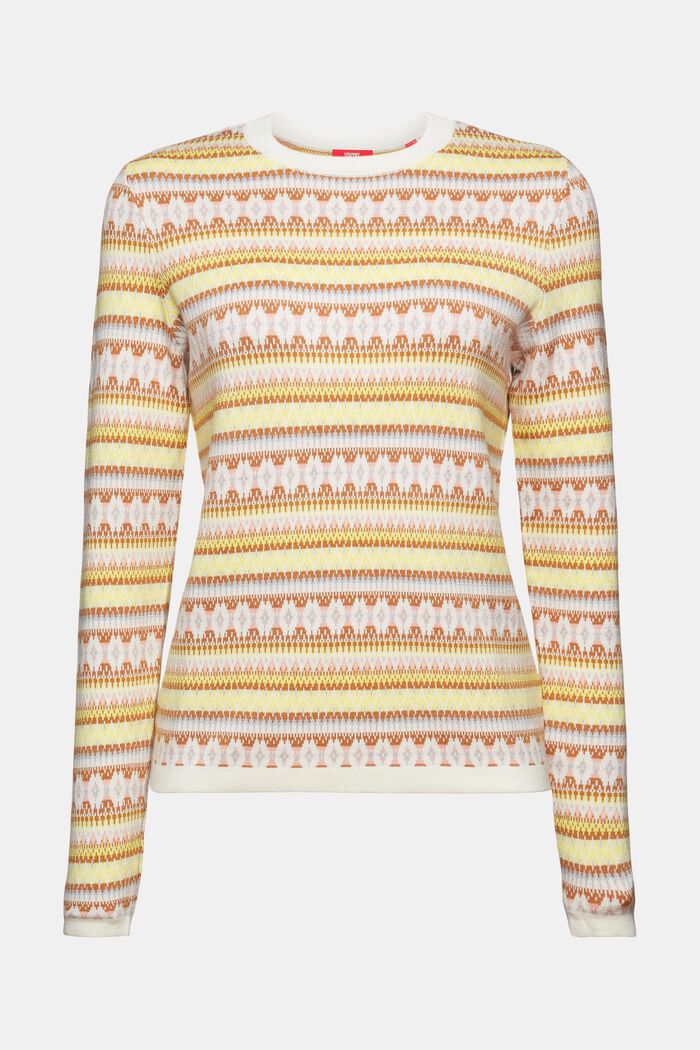 Jacquard-Sweatshirt