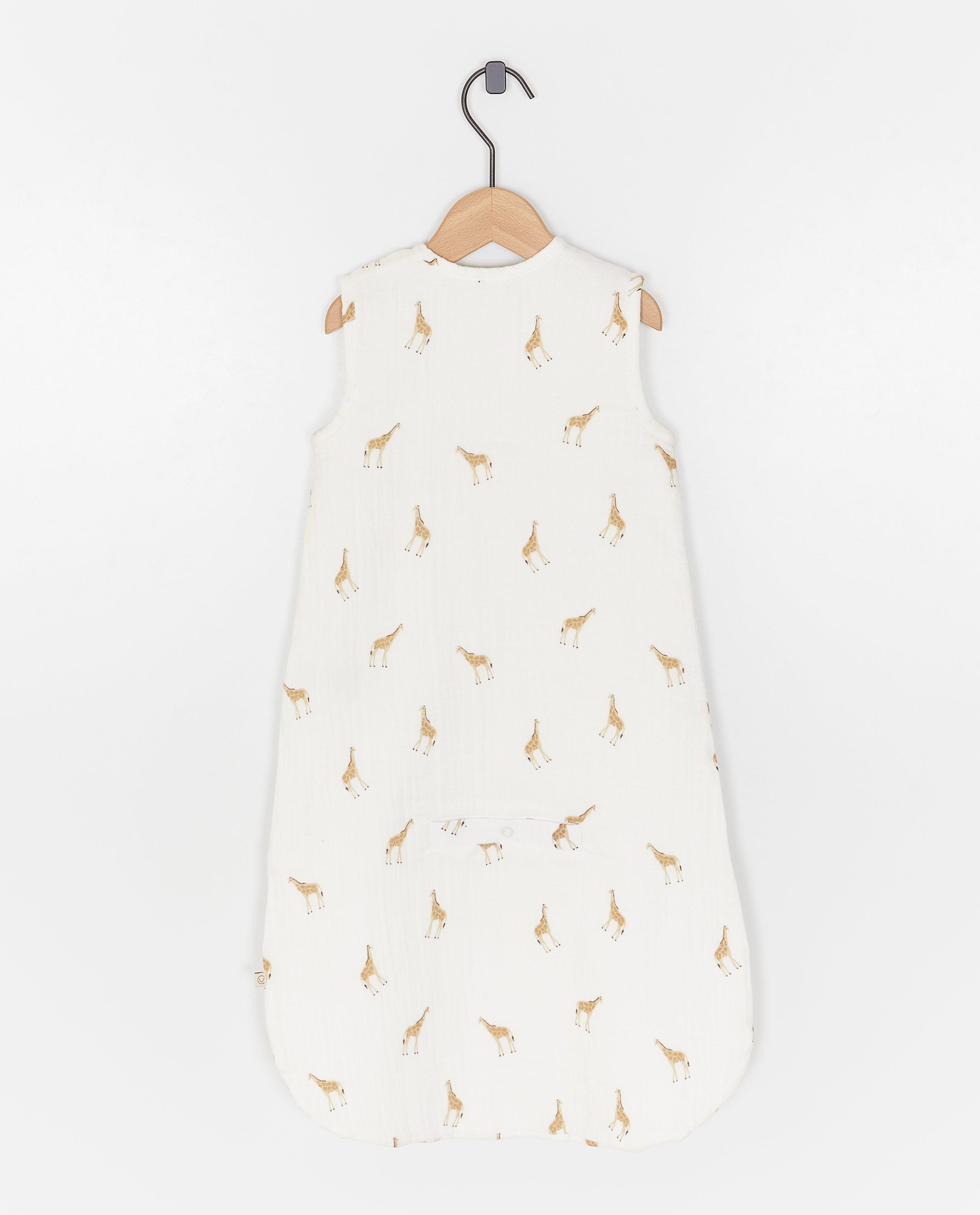 Sac de dormit Tetra Cuddles and Smiles cu imprimeu, TOG 0.8 alb