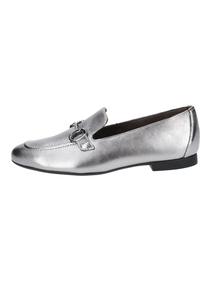 Paul Green Slipper in Metallic Silver günstig kaufen