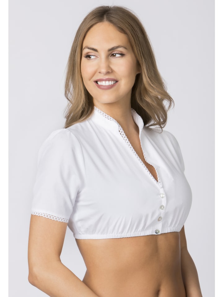 Stockerpoint Stockerpoint Dirndlbluse Dorette in weiss günstig kaufen