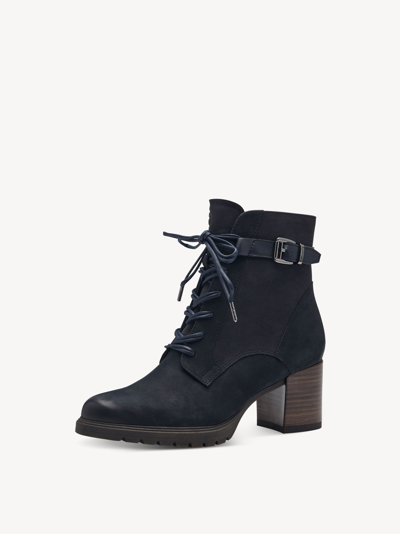 Bottine en cuir - bleu