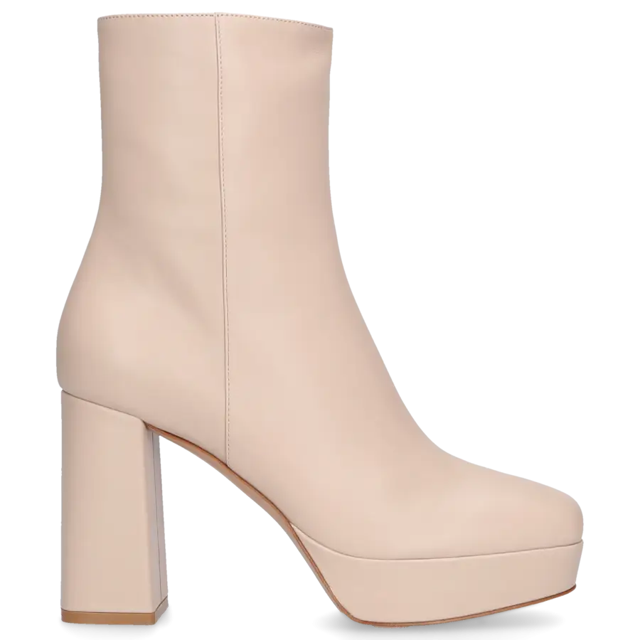 Gianvito Rossi - Klassische Stiefeletten DAISEN Nappaleder - beige