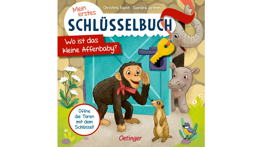 Mein erstes Schlüsselbuch. Wo ist das kleine Affenbaby?