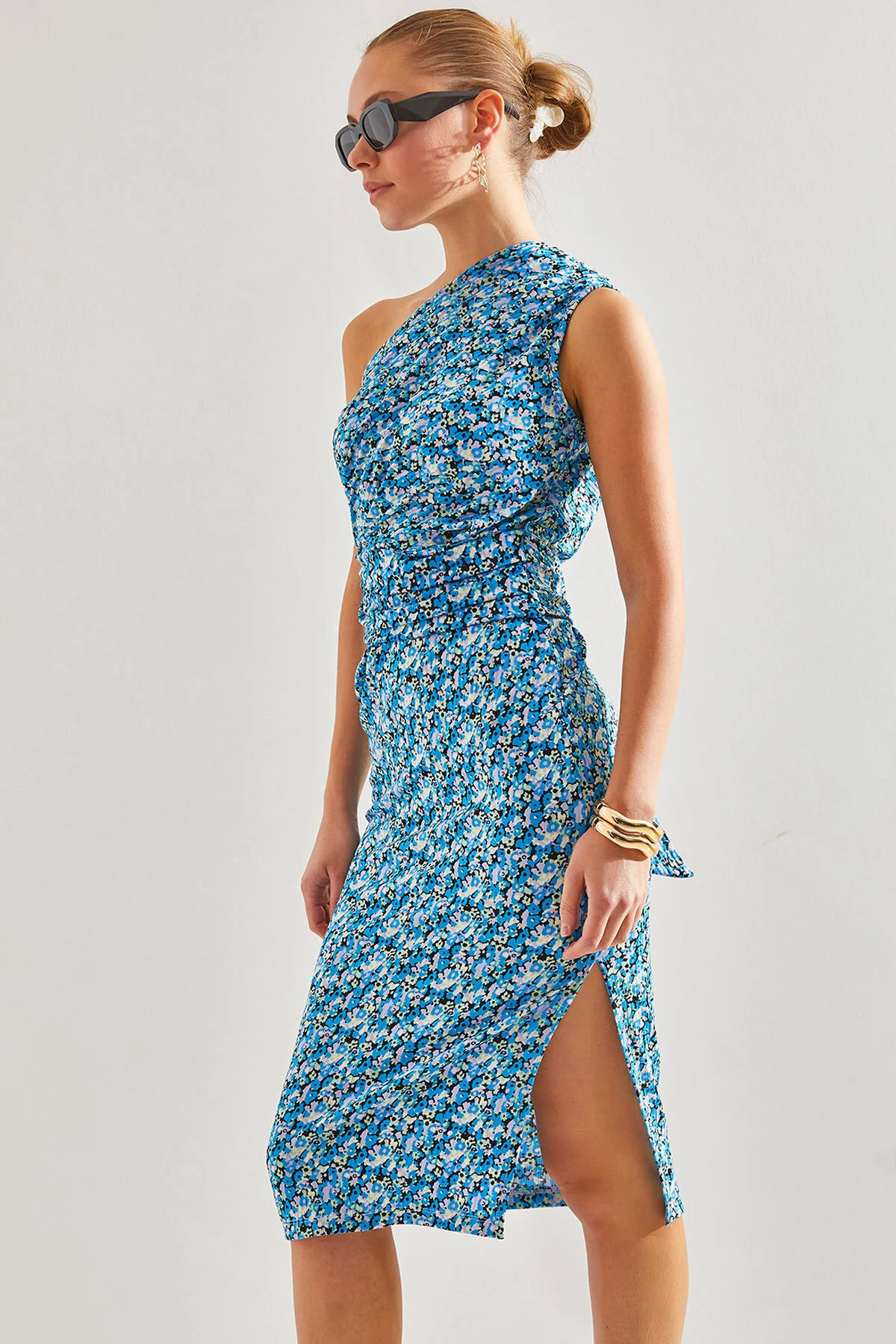 Bianco Lucci  Kleid - Blau - A-Linie