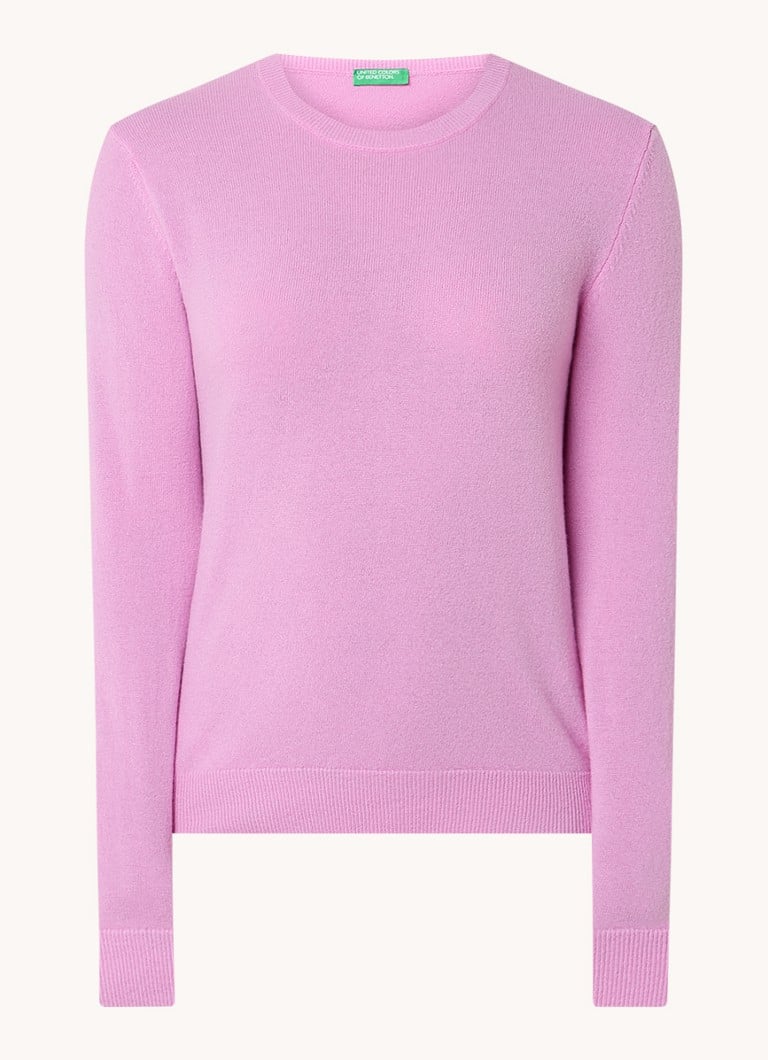 Maglione Benetton in lana merino a maglia fine