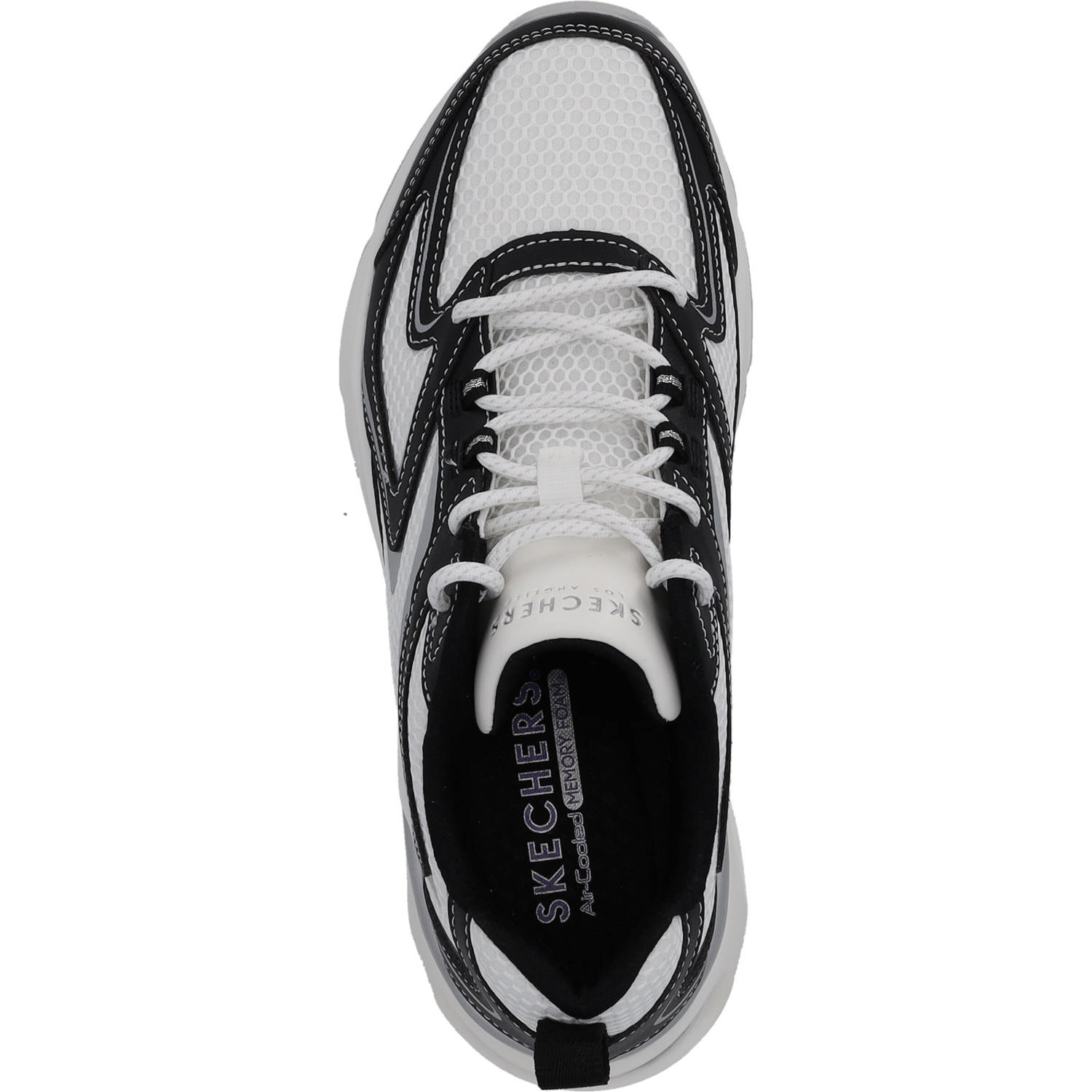 Skechers 177425, Sneakers Low, Damen, weiß schwarz