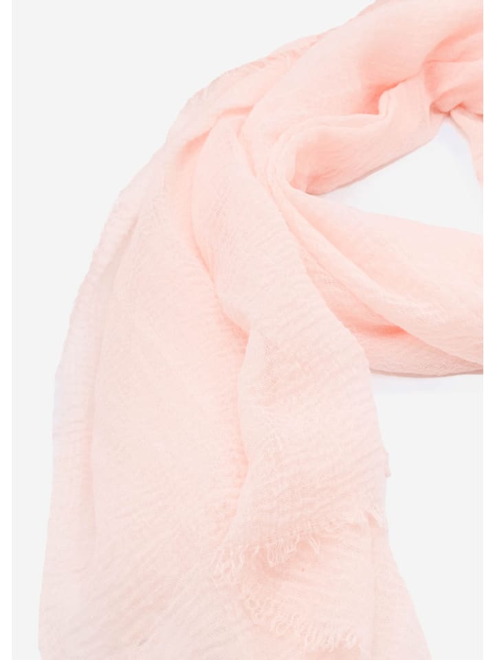 SASSYCLASSY Musselin Schals in Rosa günstig kaufen onesize