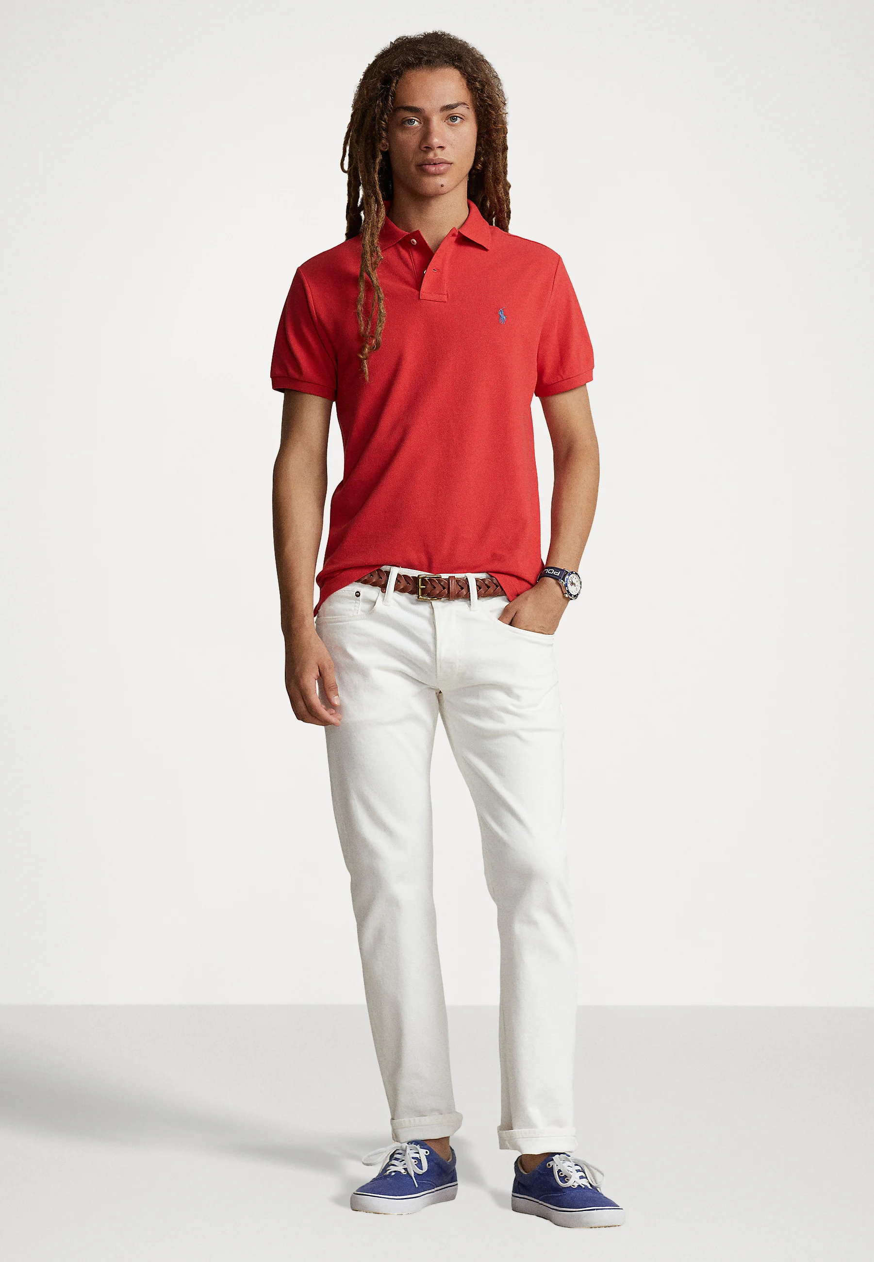 Polo Ralph Lauren SLIM FIT MESH SHIRT - Polo