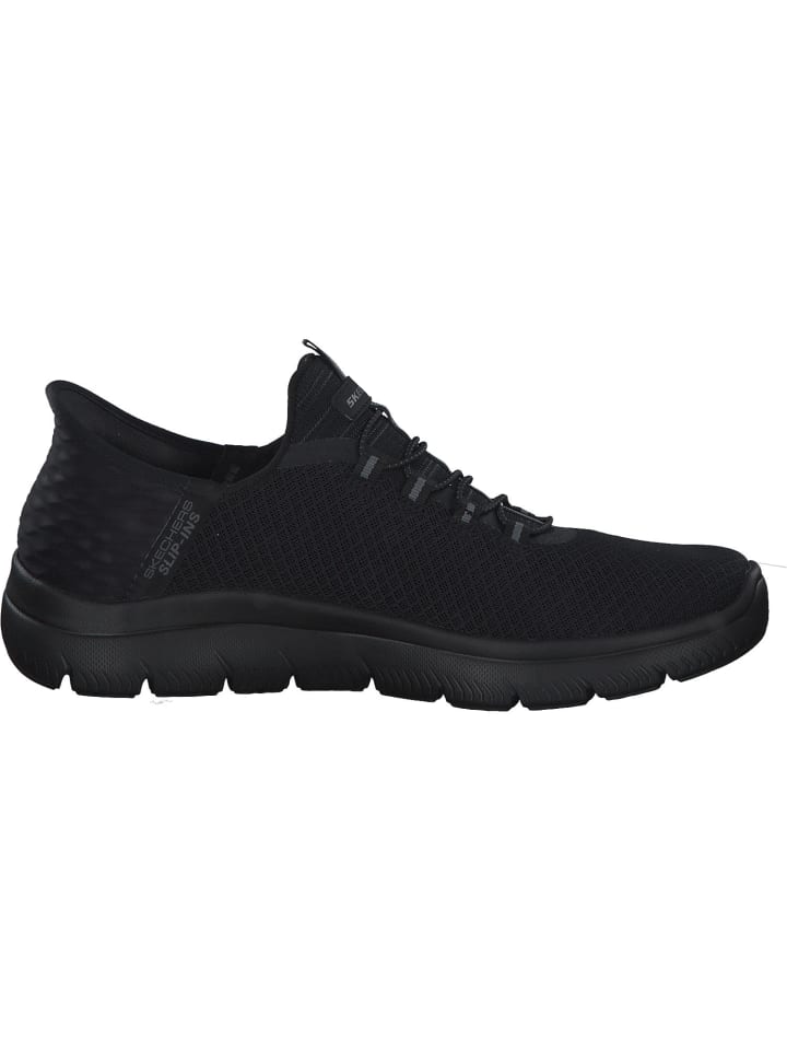 Skechers Slip-On-Sneaker in Schwarz günstig kaufen