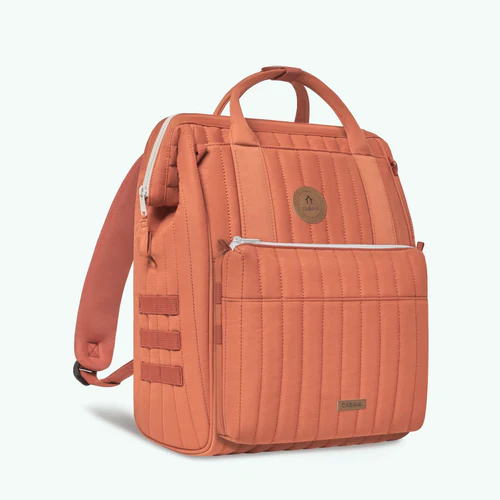 Tataouine orange diaper bag