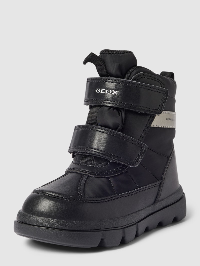 Stiefel mit Klettverschluss Modell 'WILLABOOM' in schwarz