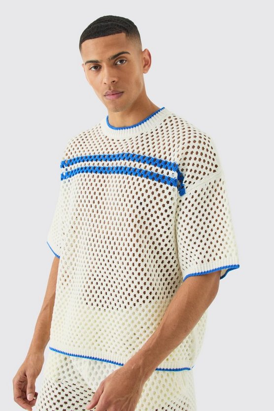Oversize T-Shirt mit Naht-Detail