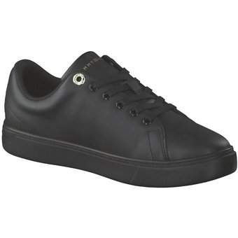 Tommy Hilfiger Casual Leather Cupsole in schwarz