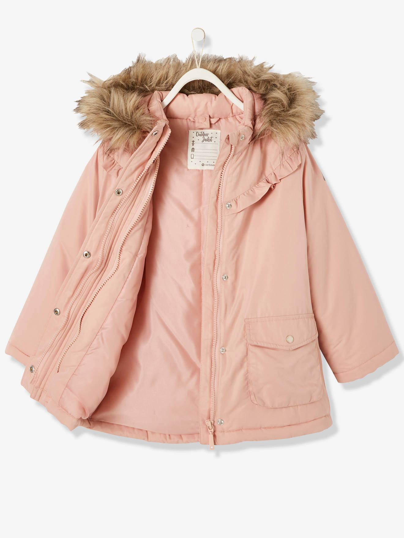Parka 3 en 1 fille hiver encre