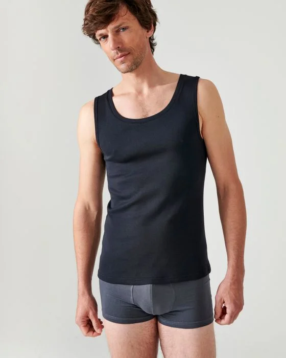 Lot de 2 débardeurs Essential pur coton peigné