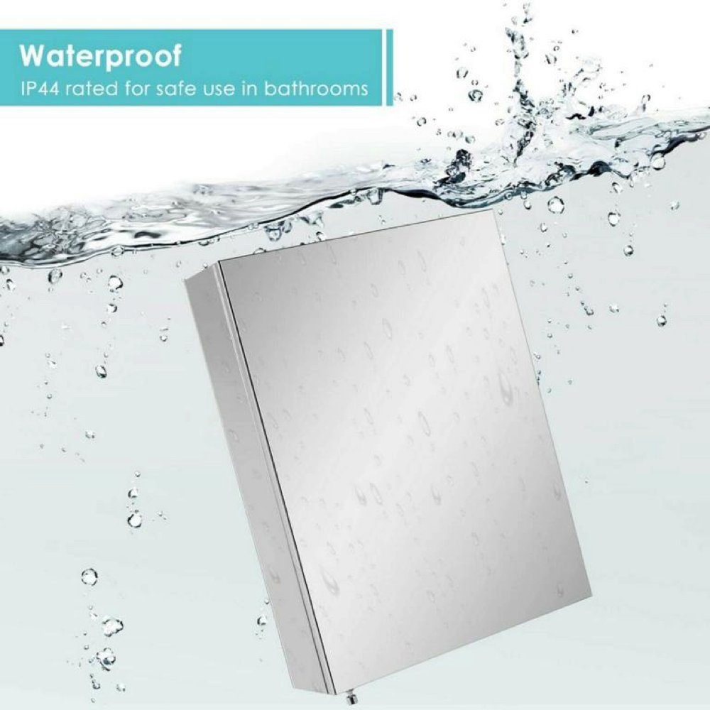 Homfa Badezimmerspiegelschrank HST-020 45*60*13cm, 3 Fächer, vormontiert