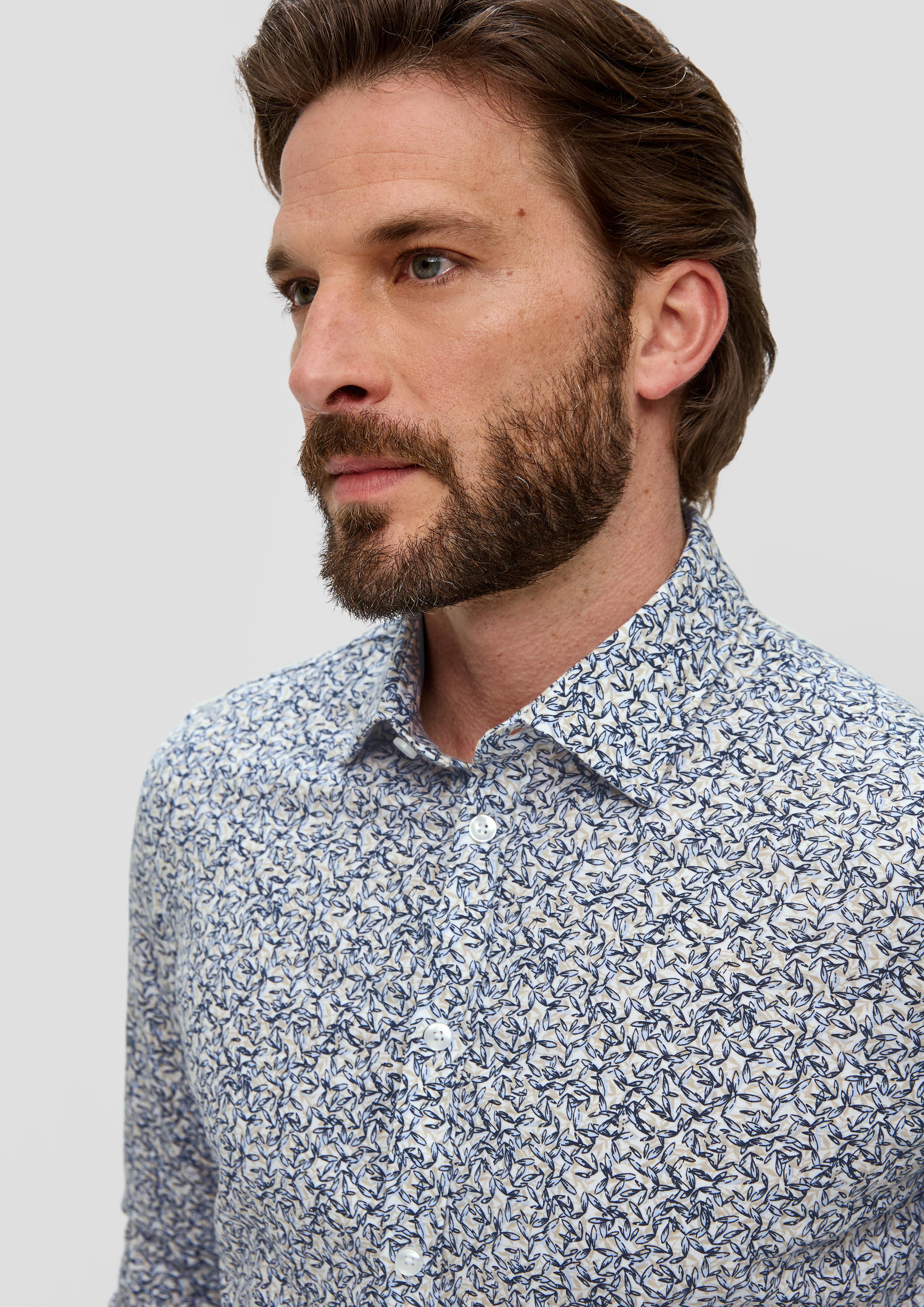 Hemd mit All-over-Print  2142876-53A5