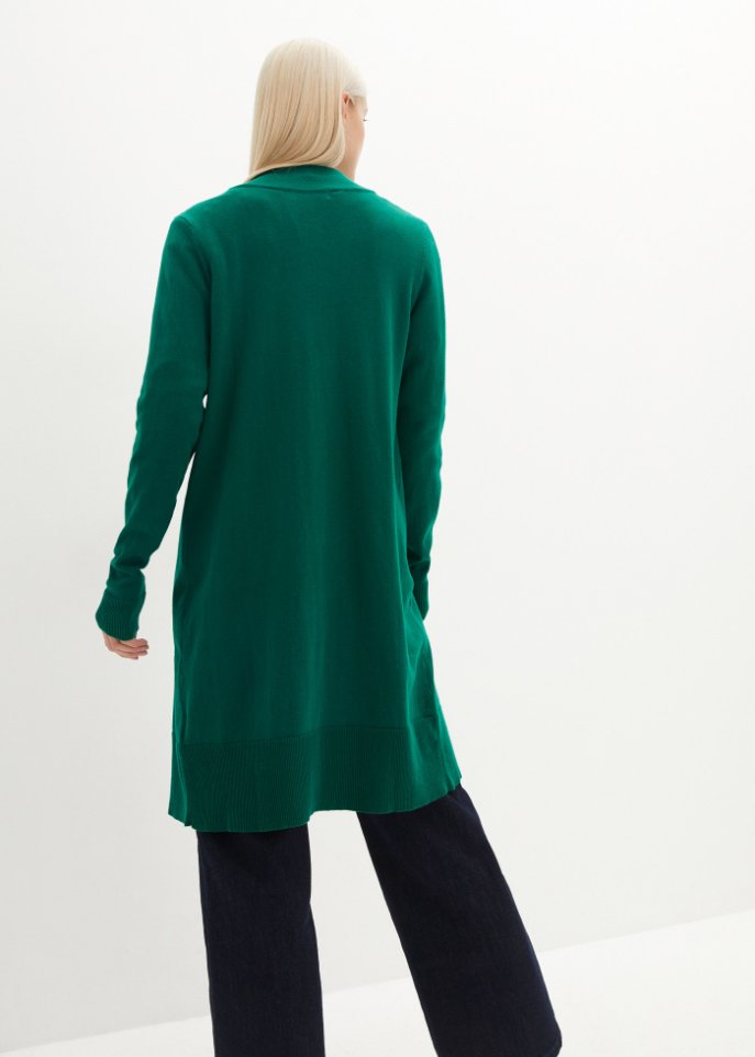 Longstrickjacke