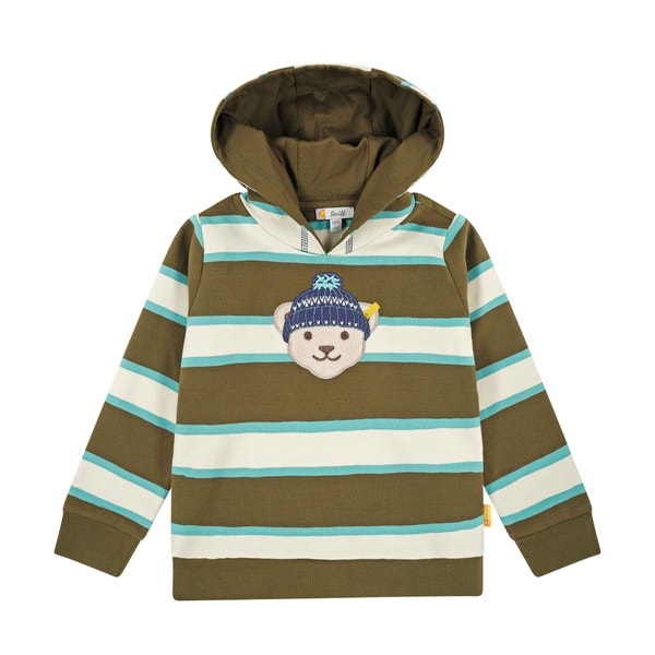 Sweatshirt, khaki für Jungs