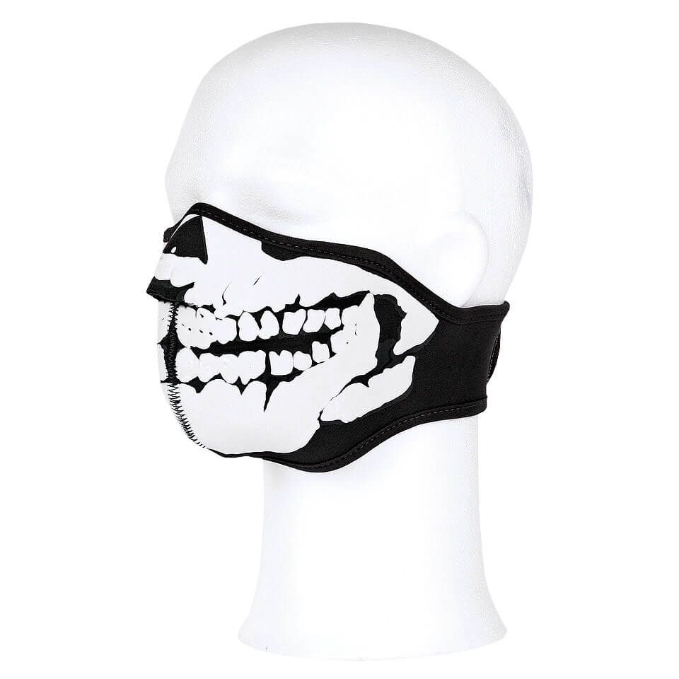Neopren Gesichtsmaske Skull 3D