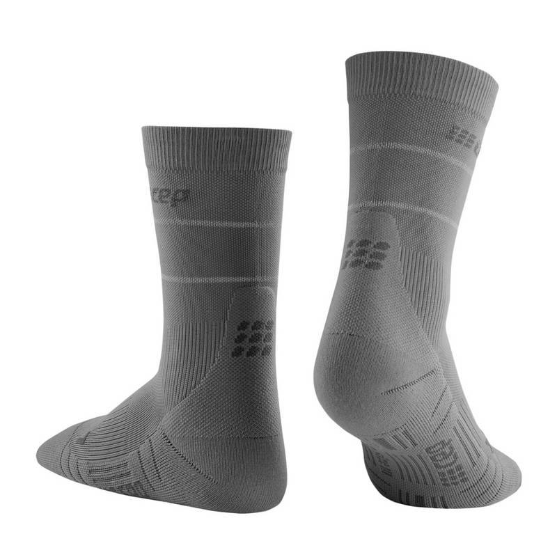CEP Reflective Mid Cut Socken Damen