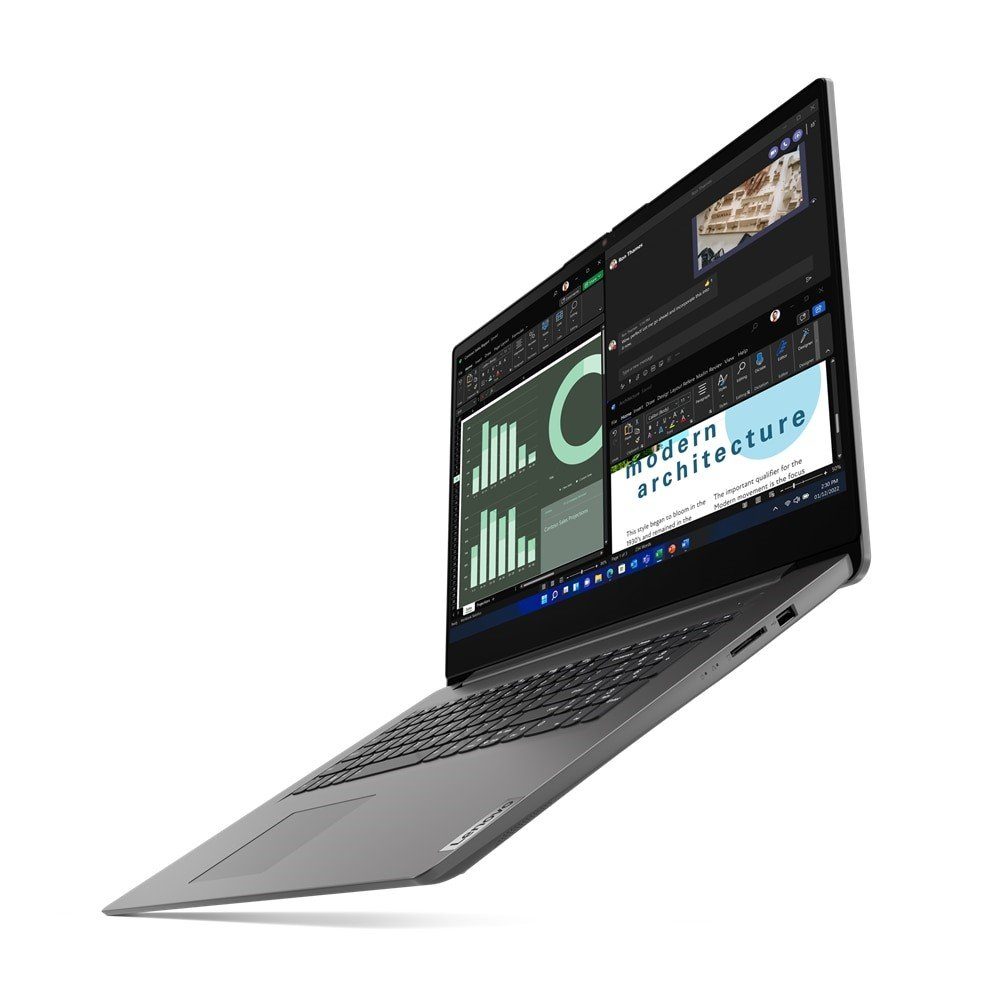 Lenovo V17 G4, 16GB RAM, Notebook (44,00 cm/17.3 Zoll, Intel Core i5 1335U, Iris Xe Grafik, 256 GB SSD, Windows 11 Pro, MS Office 2021 Professional (Dauerlizenz)
