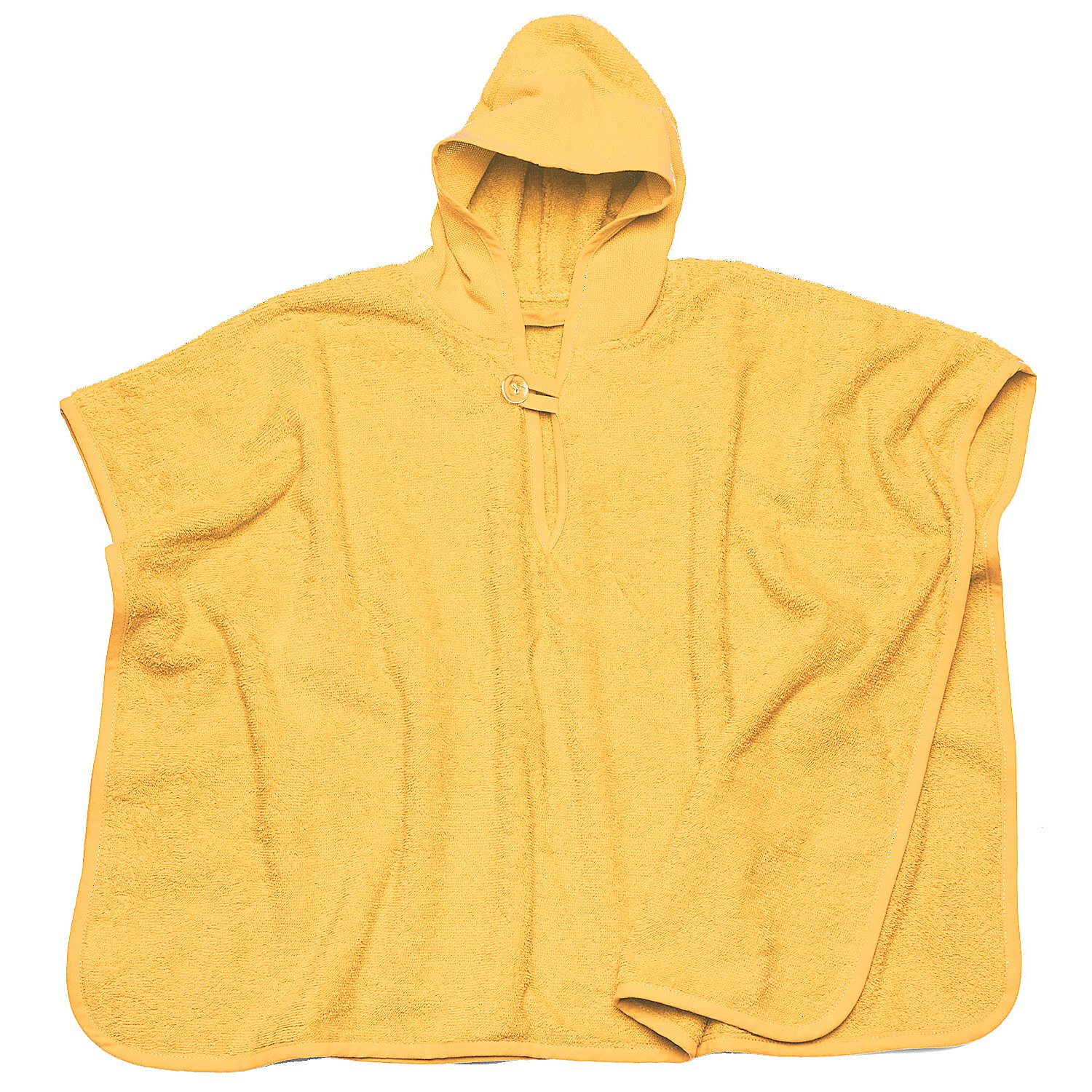 buttinette Frottier-Poncho, gelb, 55 x 71 cm
