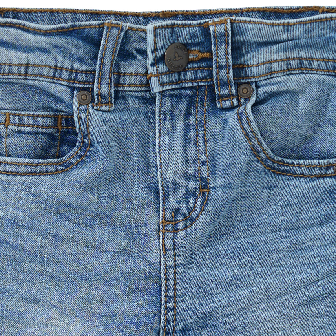 Jungen Slim-Jeans mit Used-Waschung