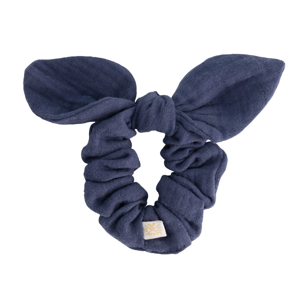 Bachca Chouchou nœud gaze de coton accessoires beauté
