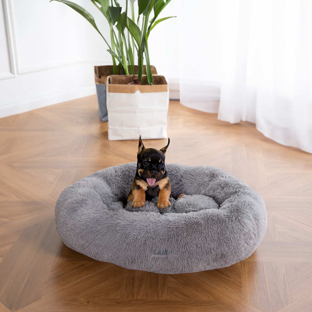 Home Deluxe Haustierbett MUFFIN - Grau M
