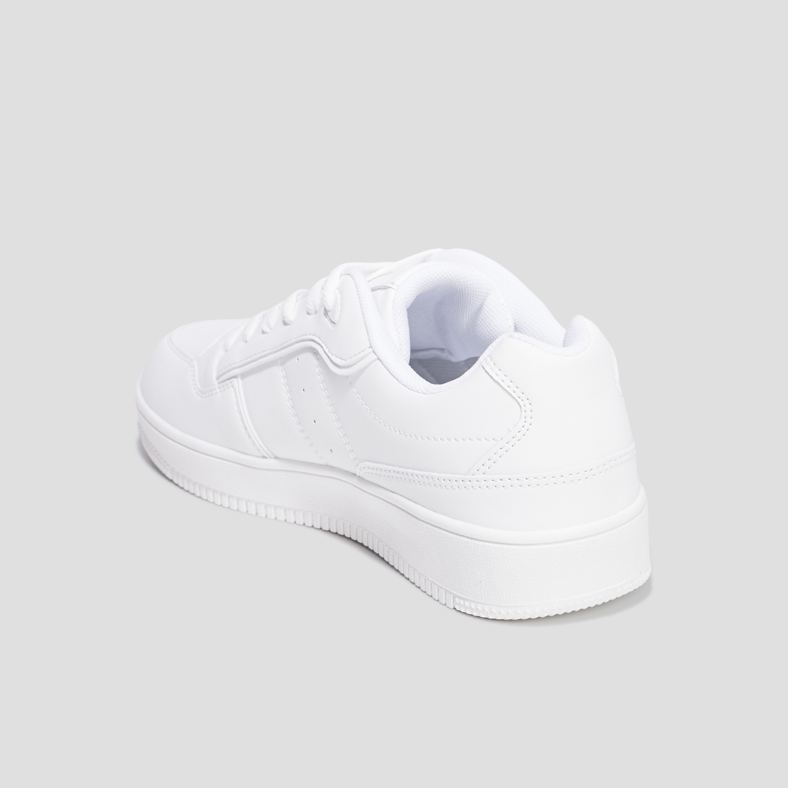 Tennis basses à lacets Creeks Tempete blanc homme | La Halle
