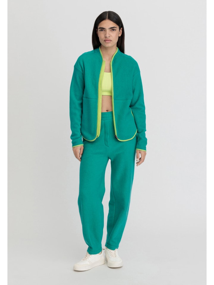 Hessnatur Fleece-Jacke in lagune günstig kaufen