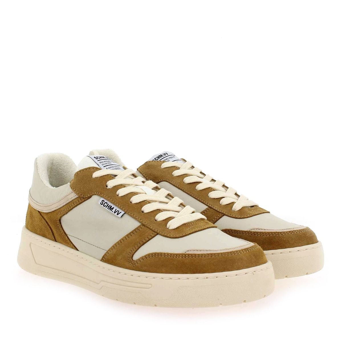 Schmoove  ORDER SNEAKER H23 - Blanc Camel