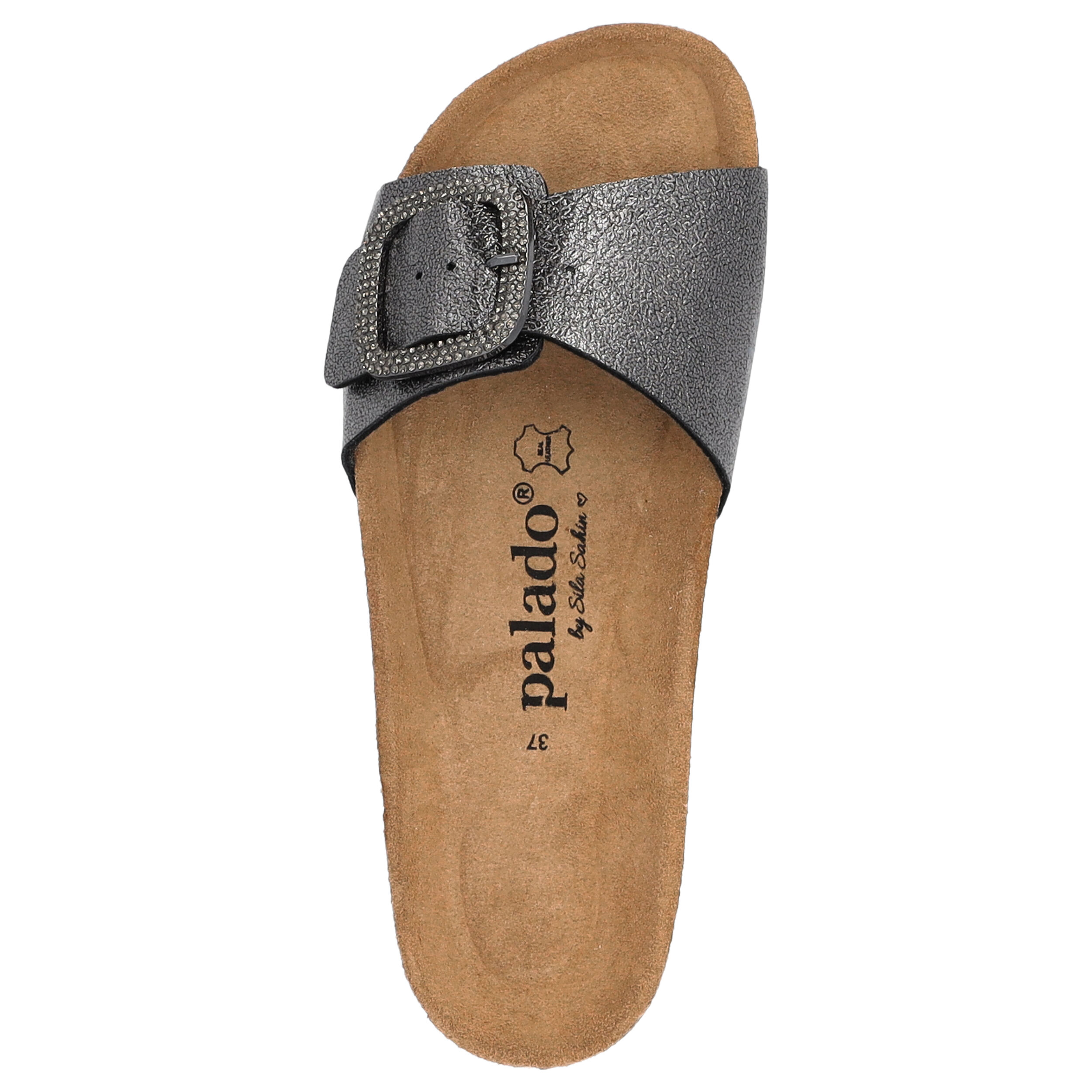 Palado Malta BX by Sila Sahin, Pantoletten, Damen, Silber Metallic