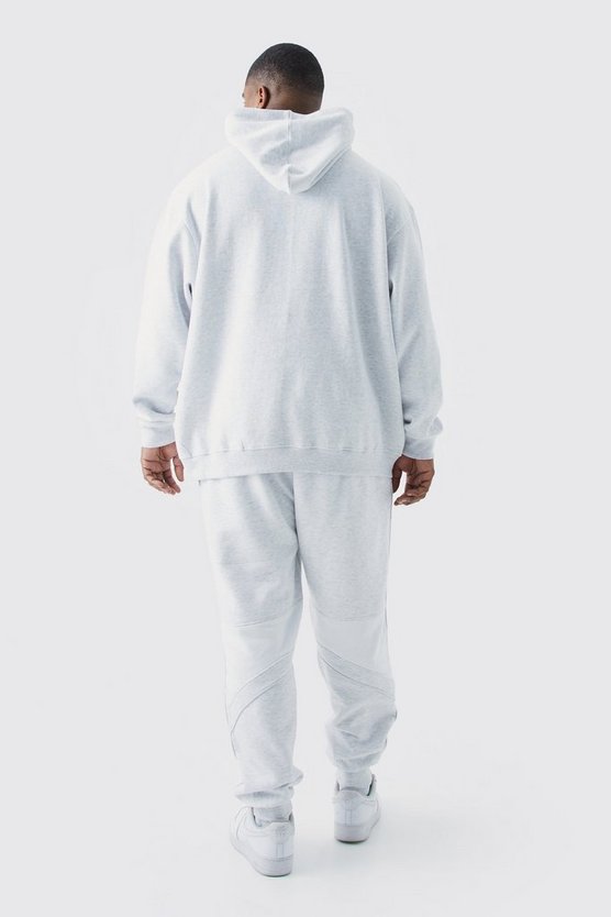 Plus Slim-Fit Colorblock Jogginghose