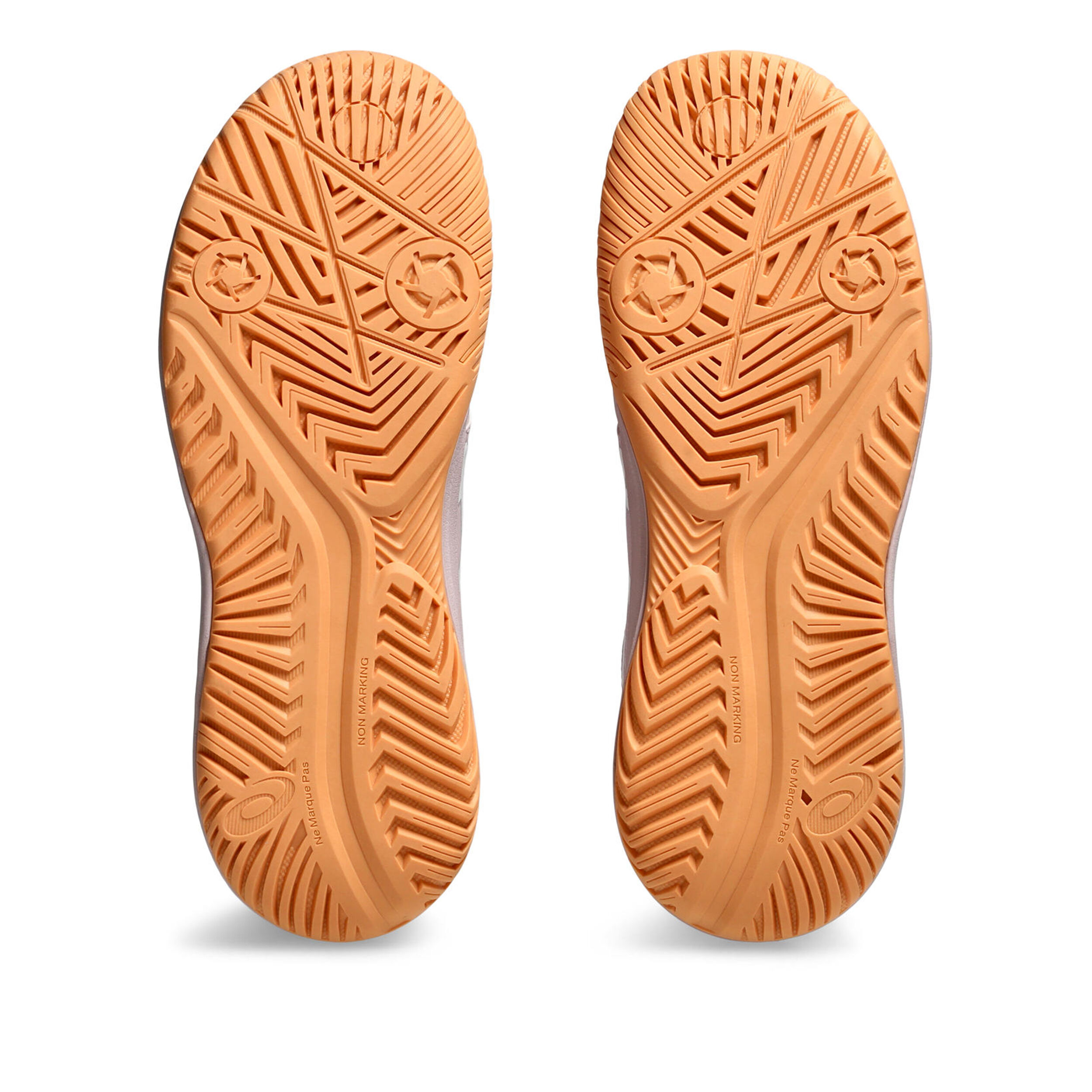 Gel-Resolution 9 GS Allcourtschuh Kinder - Beige, Weiß