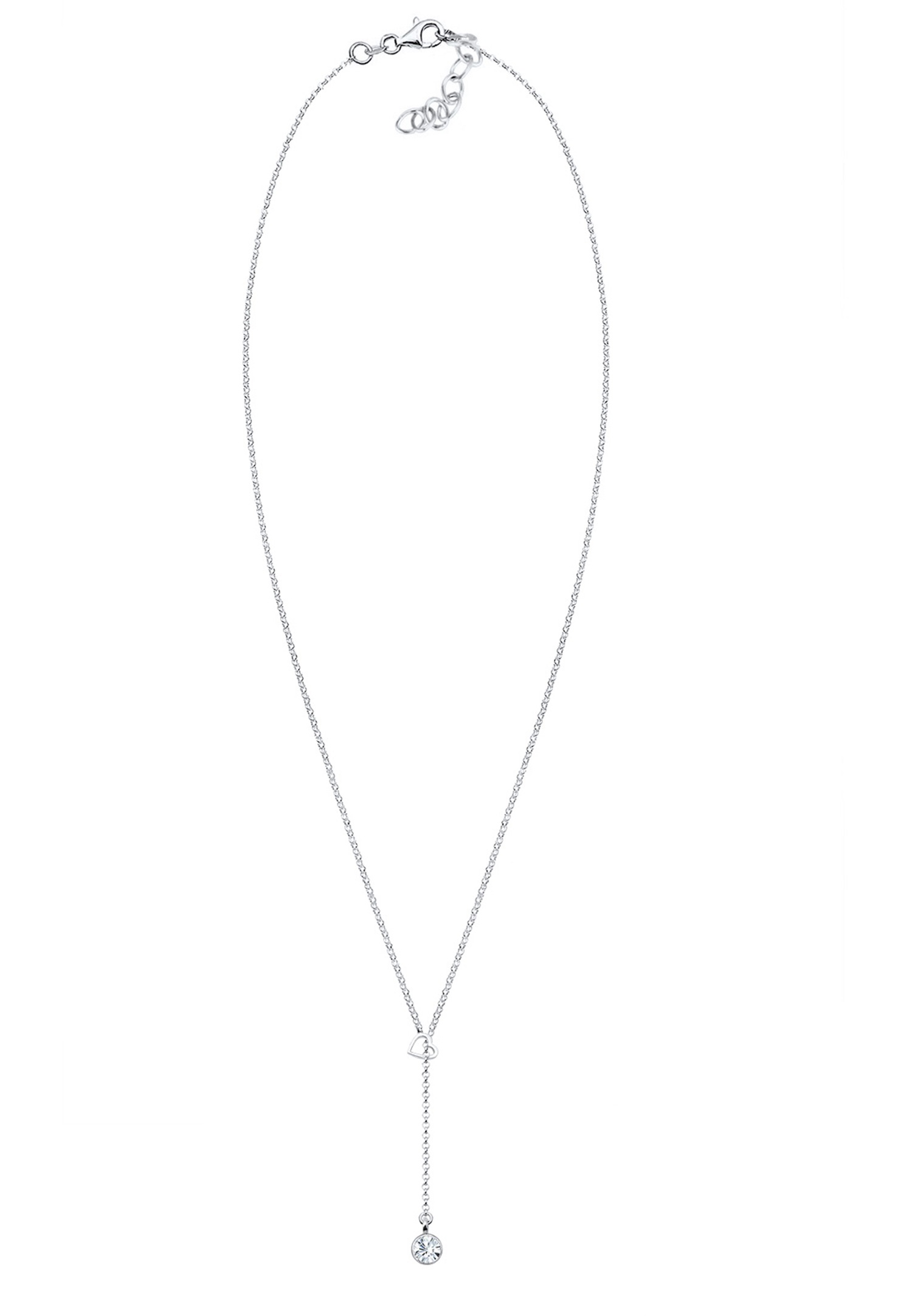 Cuore da donna Elli in filigrana di cristallo - Argento 925/1000