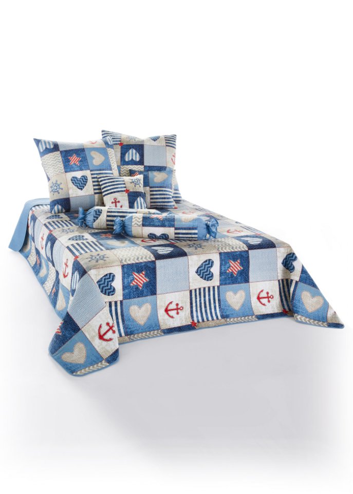 Tagesdecke mit maritimen Design