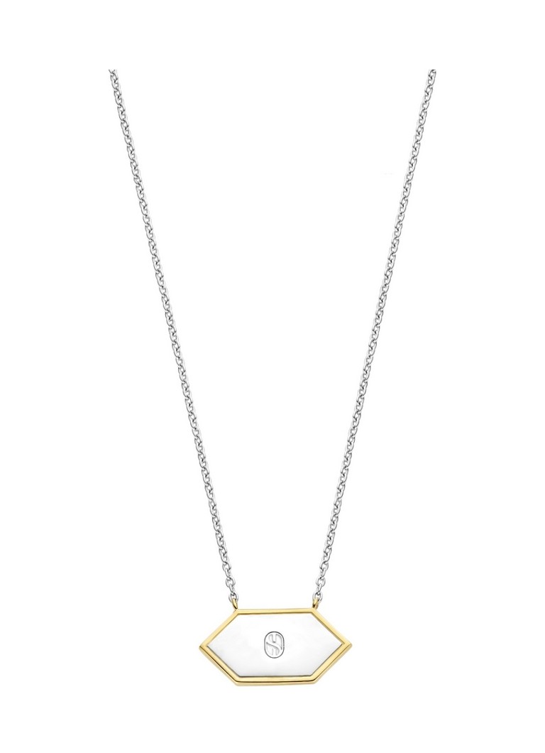 TI SENTO - Milano Silver necklace with malachite 34039MW