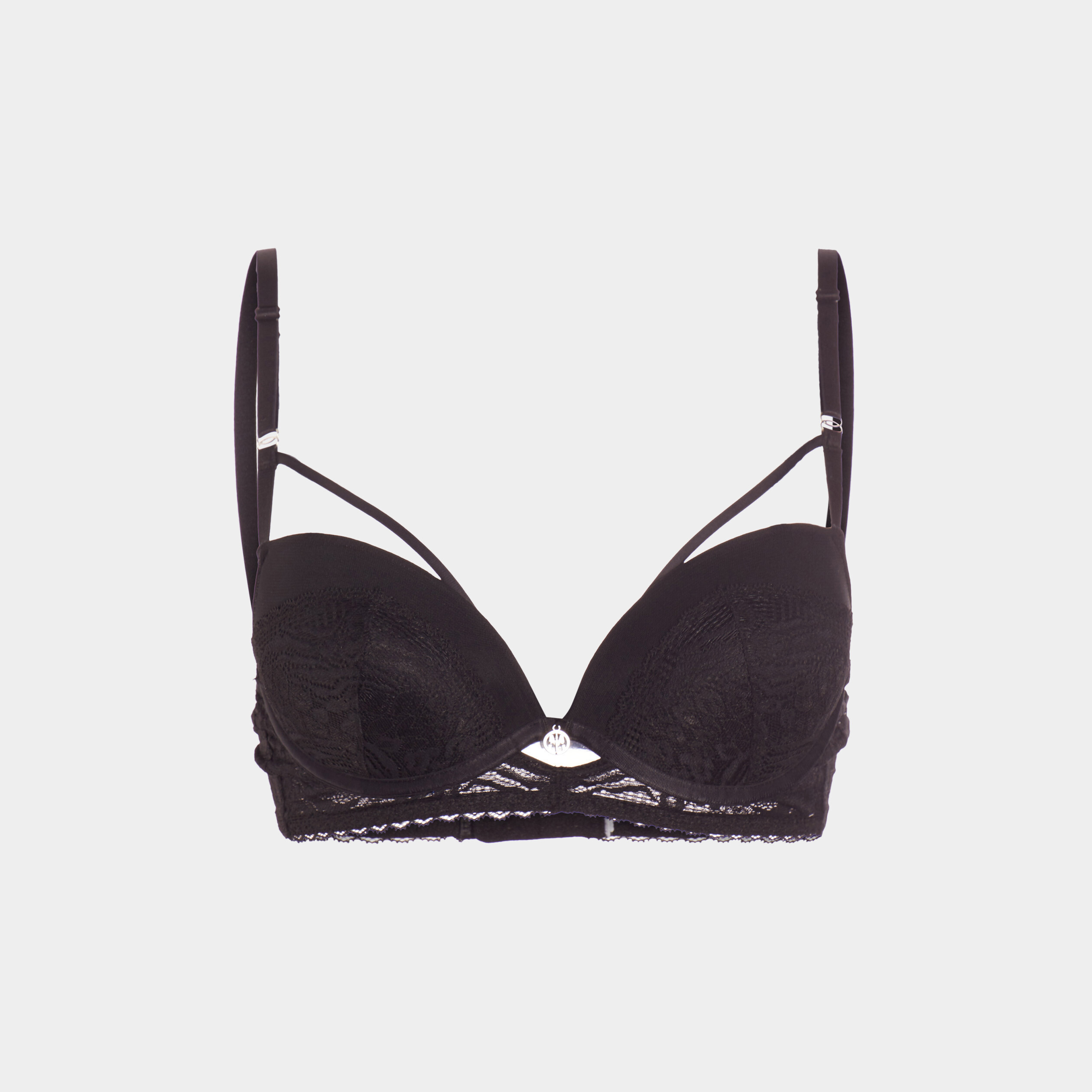 Soutien-gorge emboîtant paddé noir femme | La Halle