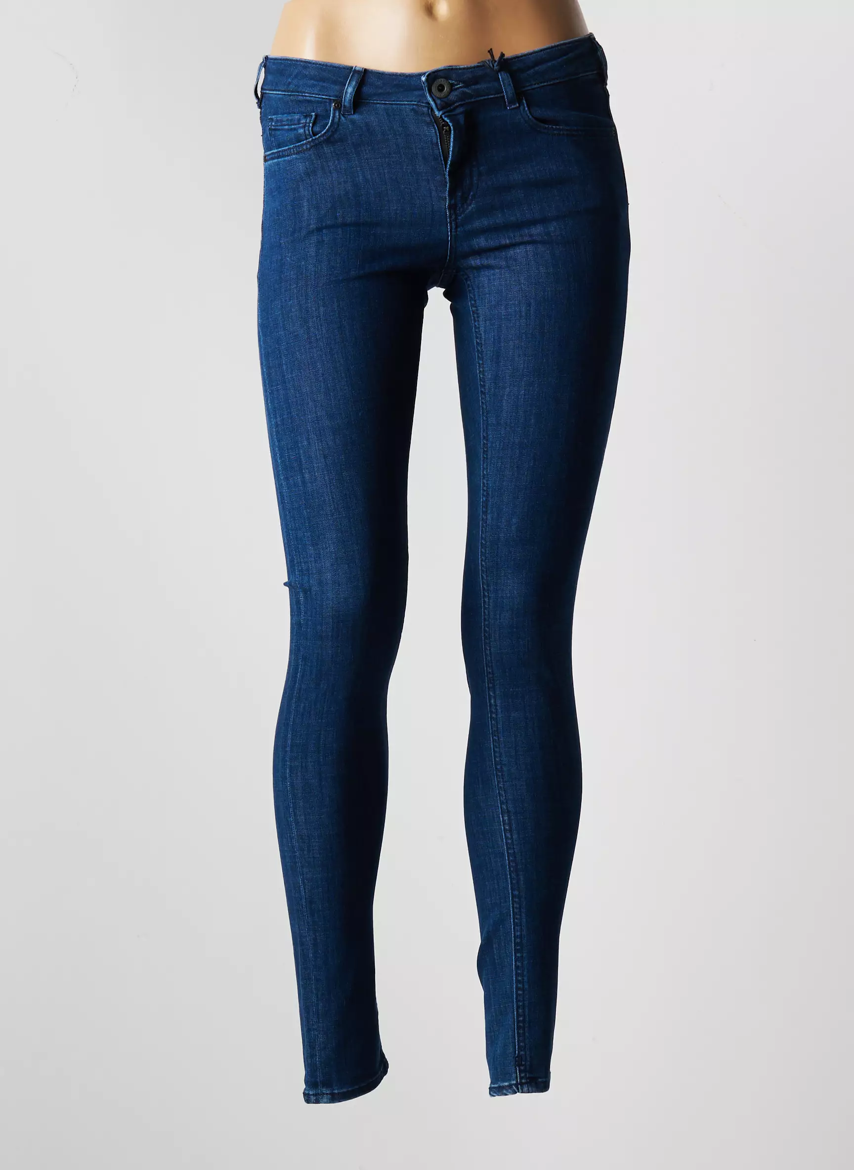 Maison Scotch Jeans Skinny Femme couleur bleu